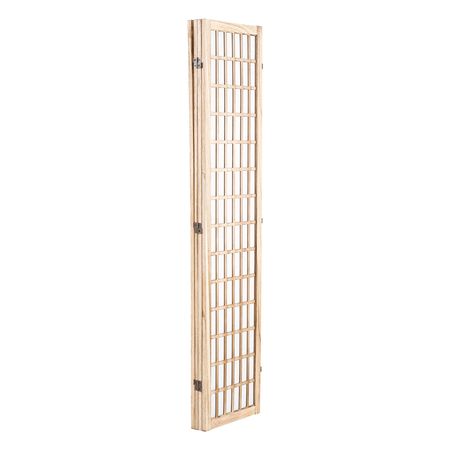 Room Divider, 4 Panel Japanese Room Divider, Folding Privacy Screen Indoor, Portable Partition Dividers and Decoration Screens, for Room Separation, Home, Office, Restaurant & Bedroom (Natural)