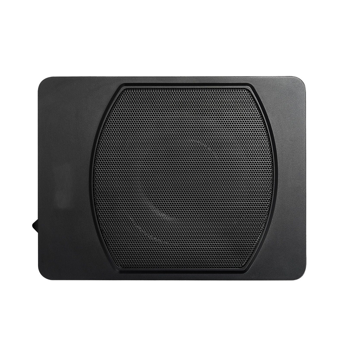 10" 240W Underseat Car Subwoofer, Slim Powered Car Subwoofers Under the Seat, Low Profile Audio Sub Built-in Amplifier, High/Low Level Input & Volume Controller for SUVs, Car, Truck, RV