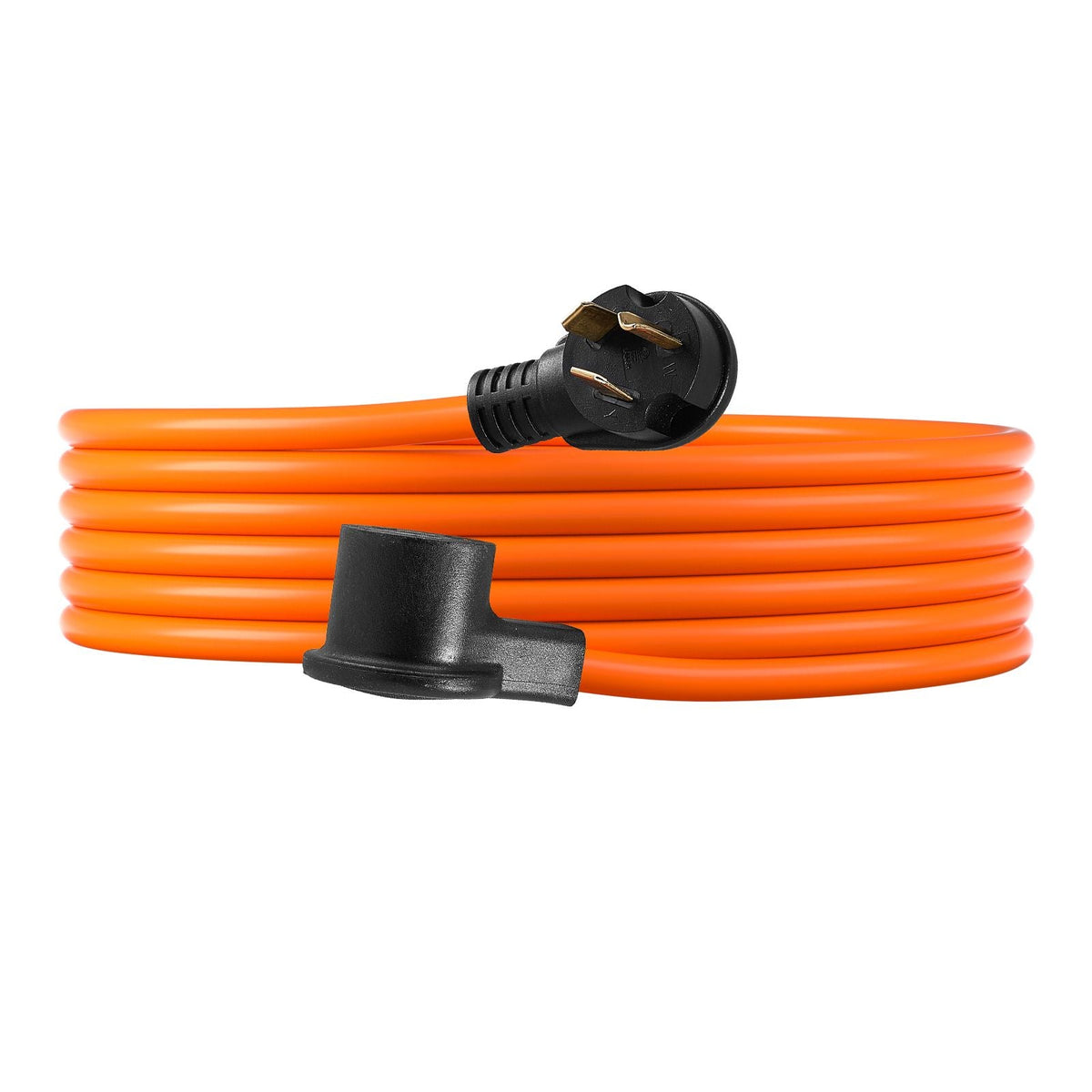 10 ft Dryer Extension Cord, 3-Prong NEMA 10-30P to 10-30R Dryer Cord, 125V/250V STW 10AWG/3C, 30A, Pure Copper Wire Cable with Black Non-woven Bag and PVC Cable Tie, Ideal for Indoor & Outdoor