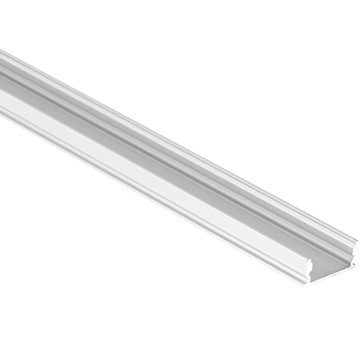 10-Pack 6.6 ft/2M U Shape LED Aluminum Channel, with Milky Cover, End Caps and Mounting Clips, Aluminum Profile for LED Strip Light Installations, Easy Installation, for Under Cabinet Counter