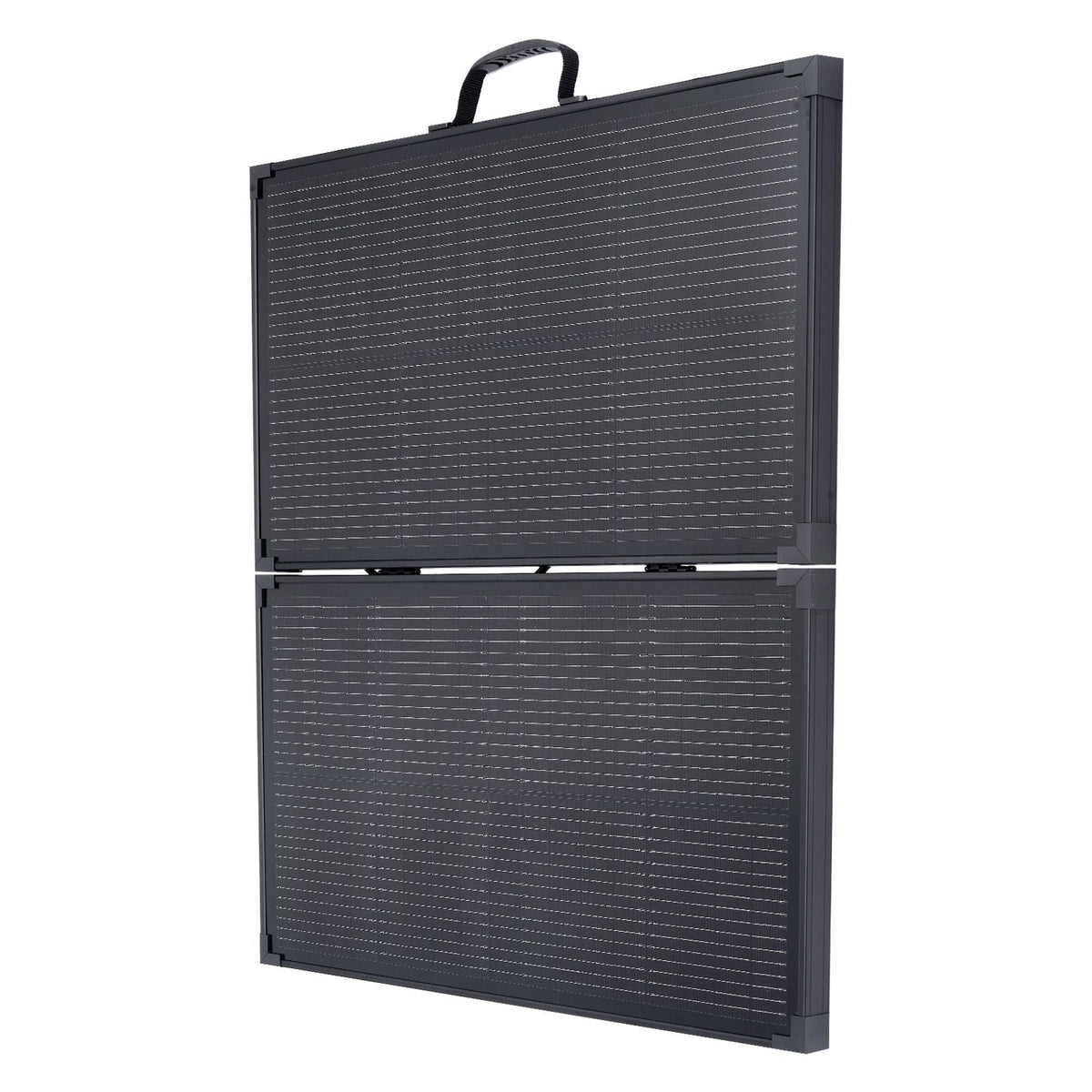 100W Foldable Solar Panel with Frame, 16BB N-Type Portable Monocrystalline Solar Panel Charger 24% Efficiency, IP67 Waterproof with 30A PWM Controller & MC4 Output for Camping, Hiking, RV Trips