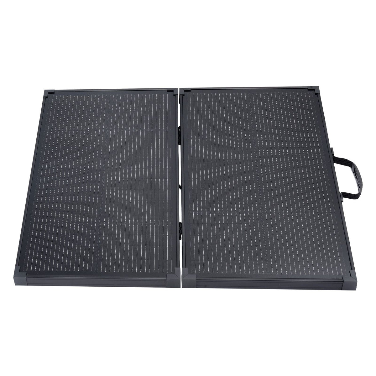 100W Foldable Solar Panel with Frame, 16BB N-Type Portable Monocrystalline Solar Panel Charger 24% Efficiency, IP67 Waterproof with 30A PWM Controller & MC4 Output for Camping, Hiking, RV Trips