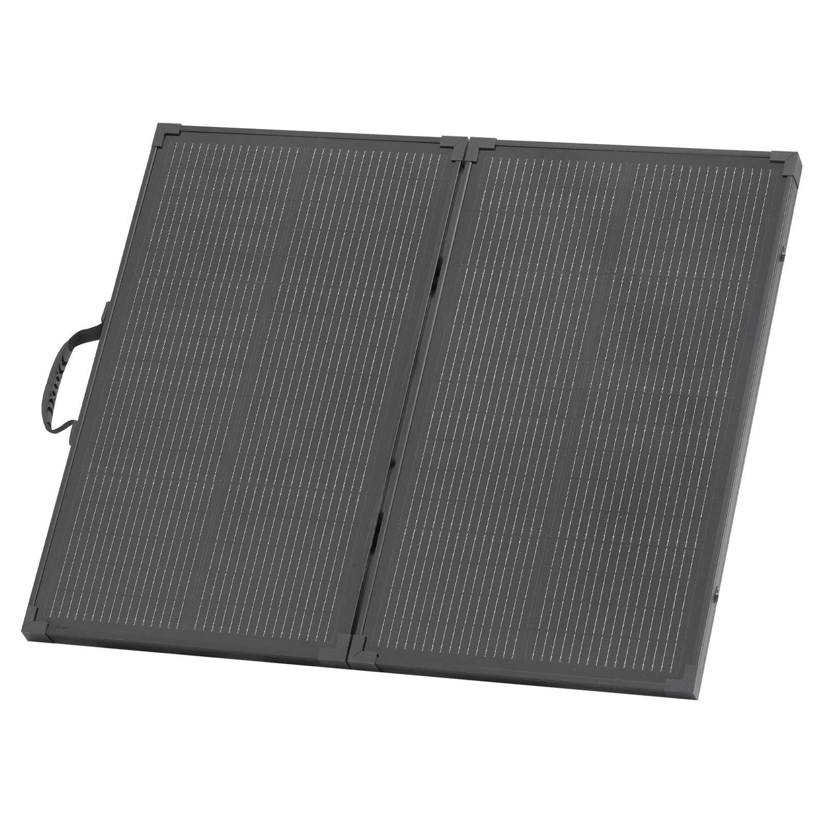 100W Foldable Solar Panel with Frame, 16BB N-Type Portable Monocrystalline Solar Panel Charger 24% Efficiency, IP67 Waterproof with 30A PWM Controller & MC4 Output for Camping, Hiking, RV Trips