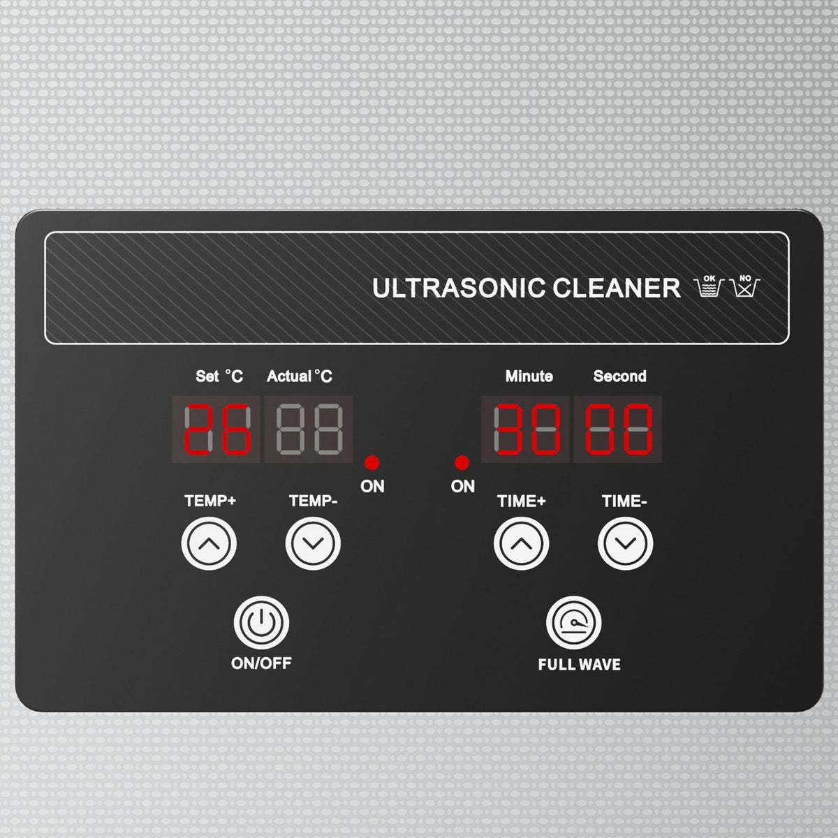 10L Ultrasonic Cleaner, Professional Ultrasonic Cleaner Machine with Cleaning Basket & Digital Display, 180W Stainless Steel 40kHz Cleaning Machine for Watches, Razors, Jewelry, Coins, and More