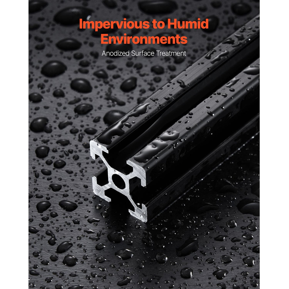 10PCS 39.4in (1000mm) T Slot 2020 Aluminum Extrusion Profile, European Standard Anodized Linear Rail, High-Strength Extruded Aluminum Rail for 3D Printer, CNC Machine DIY, Laser Engraving, Black