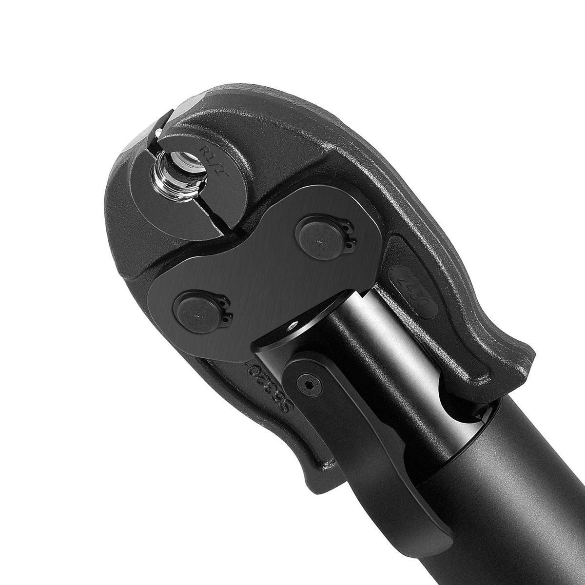 1/2" Press Jaw for Compact Series Press Tools, 52 HRC Hardened Steel Pressing Jaw for High Pressure HVAC/R Applications - Compatible with 24KN Press Tools for RLS Copper Pipes Connections