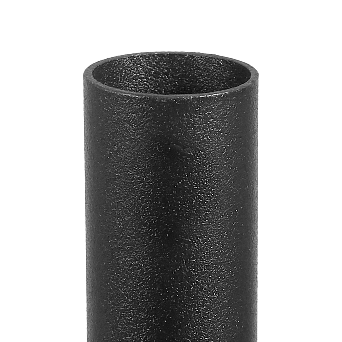 125 Pack Deck Balusters, 32 in Aluminum Railing Spindles, 3/4 in Diameter Hollow Round Metal Decking Stair Balusters with Connectors, Screws, for Deck, Porch & Staircase Railing Fence, Black