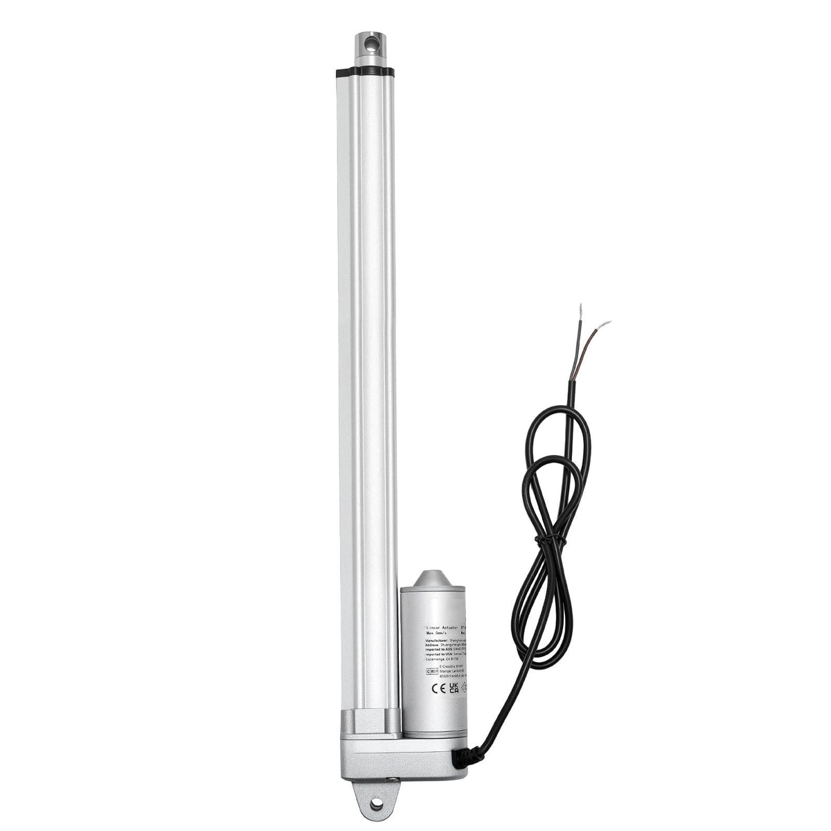 12V Linear Actuator, 12 Inch IP65 Waterproof Linear Actuator, 675lbs/3000N 0.2"/s Motion Actuators with Mounting Bracket for Outdoor Use