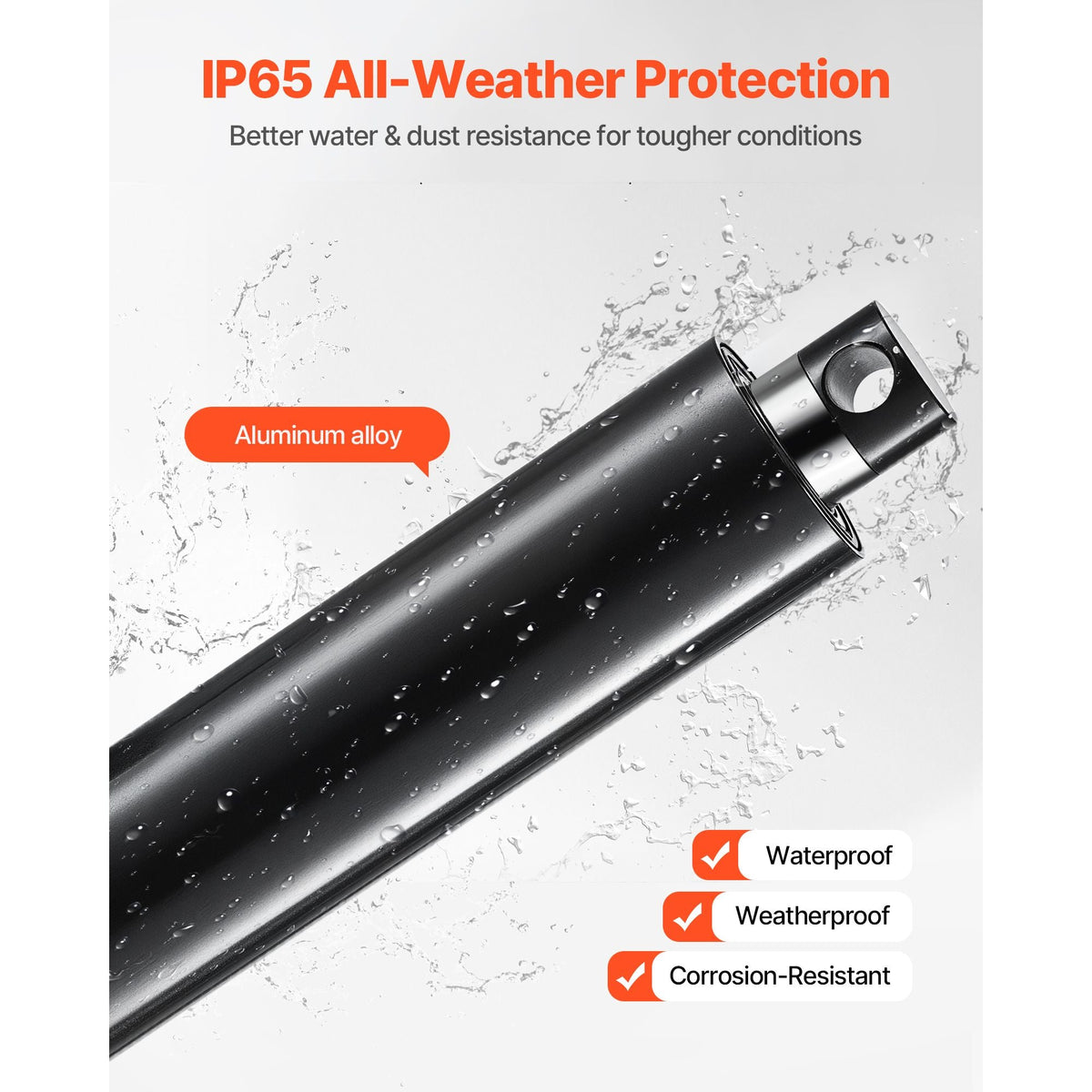 12V Linear Actuator, 7.87 Inch Ultra Heavy-Duty 2023lbs/9000N Linear Motion Actuator, IP65 Waterproof 0.2"/s with Mounting Brackets for Industrial Machinery Vessels, Heavy Lifting Systems