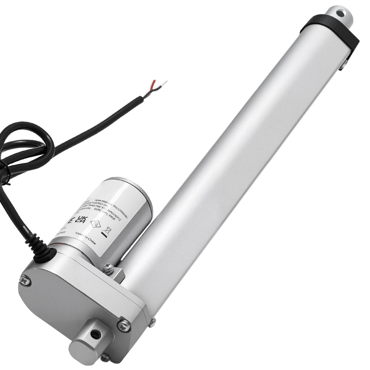 12V Linear Actuator, 9.84 Inch High Speed 0.6"/s Linear Motion Actuator, 225lbs/1000N with IP54 Protection & Mounting Bracket for Lift Desk, Recliner Chairs, Window Door Opener