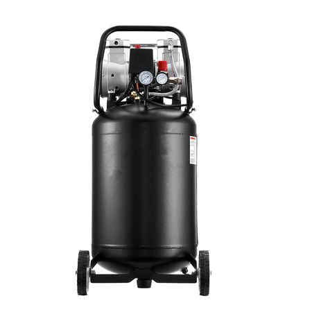 14-Gallon Air Compressor, 2HP 4.3 SCFM at 90PSI, Max 125PSI Pressure Oil-Free Air Compressor Tank, Portable on Wheels for Auto Repair, Tire Inflation, Spray Painting, Woodwork Nailing, 120V