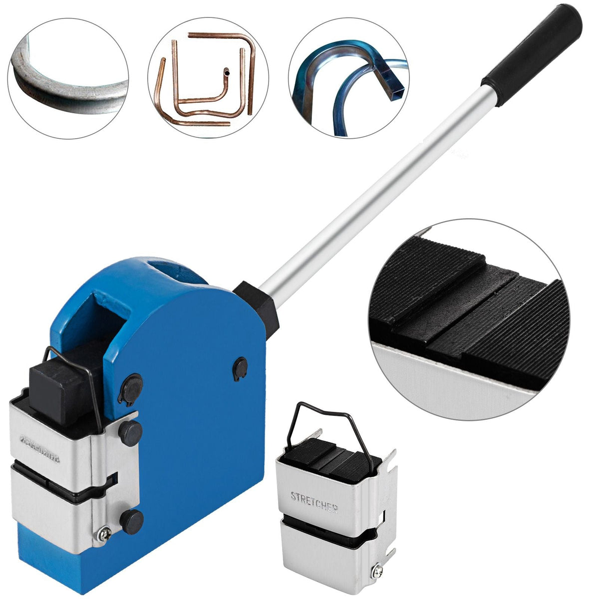 2-in-1 Sheet Metal Shrinker and Stretcher Set,18 Gauge Mild Steel 16 Gauge Aluminum Sheet Metal Bender Shrinker Stretcher Set,Solid Construction Manual Expansion Machine