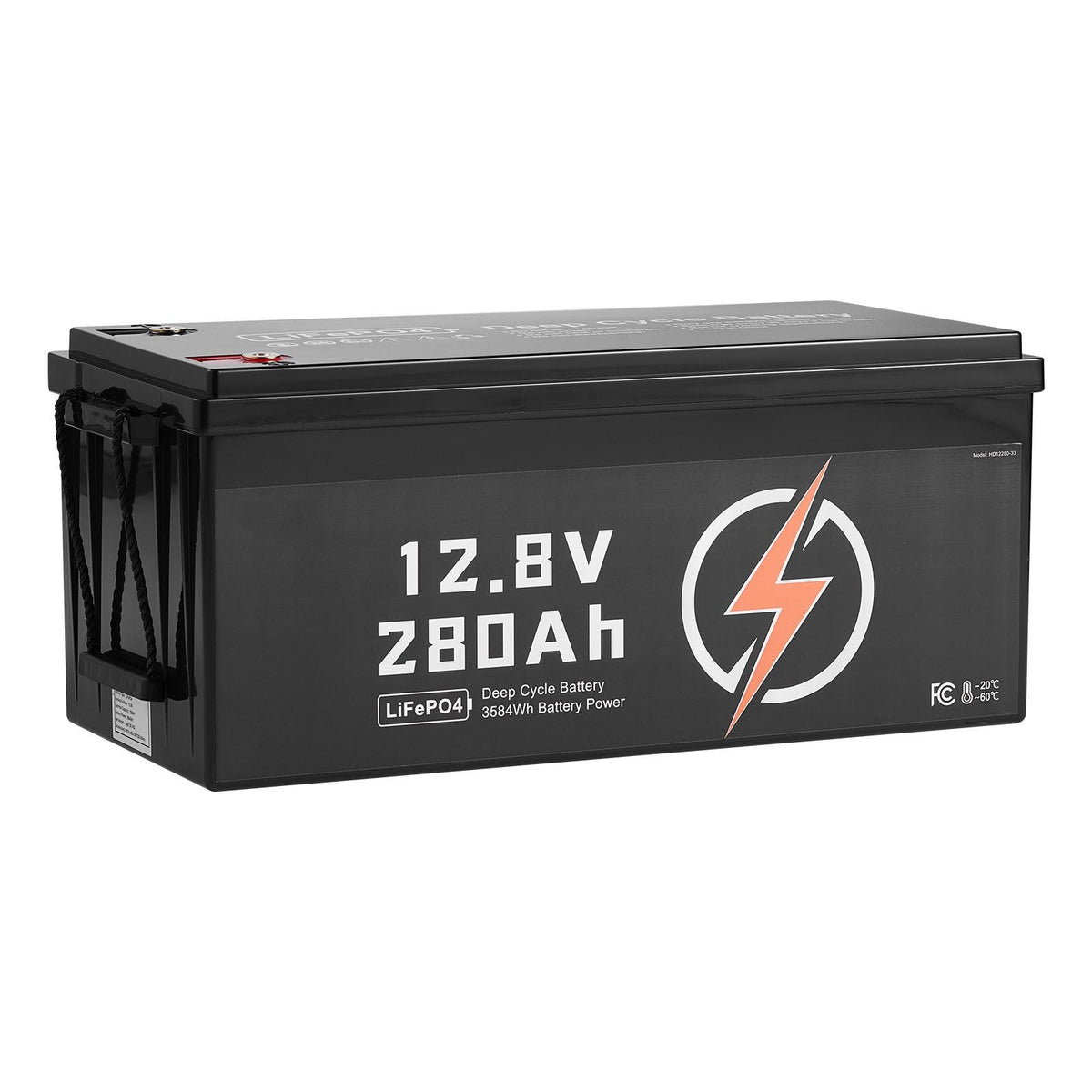 2 Pack 12V 280Ah LiFePO4 Battery, Up to 15000 Cycles, Deep Cycle Lithium Iron Phosphate Battery with Built-in BMS, Low Temp Protection, 10 Years Lifetime, for Solar Off-Grid Home Energy Storage