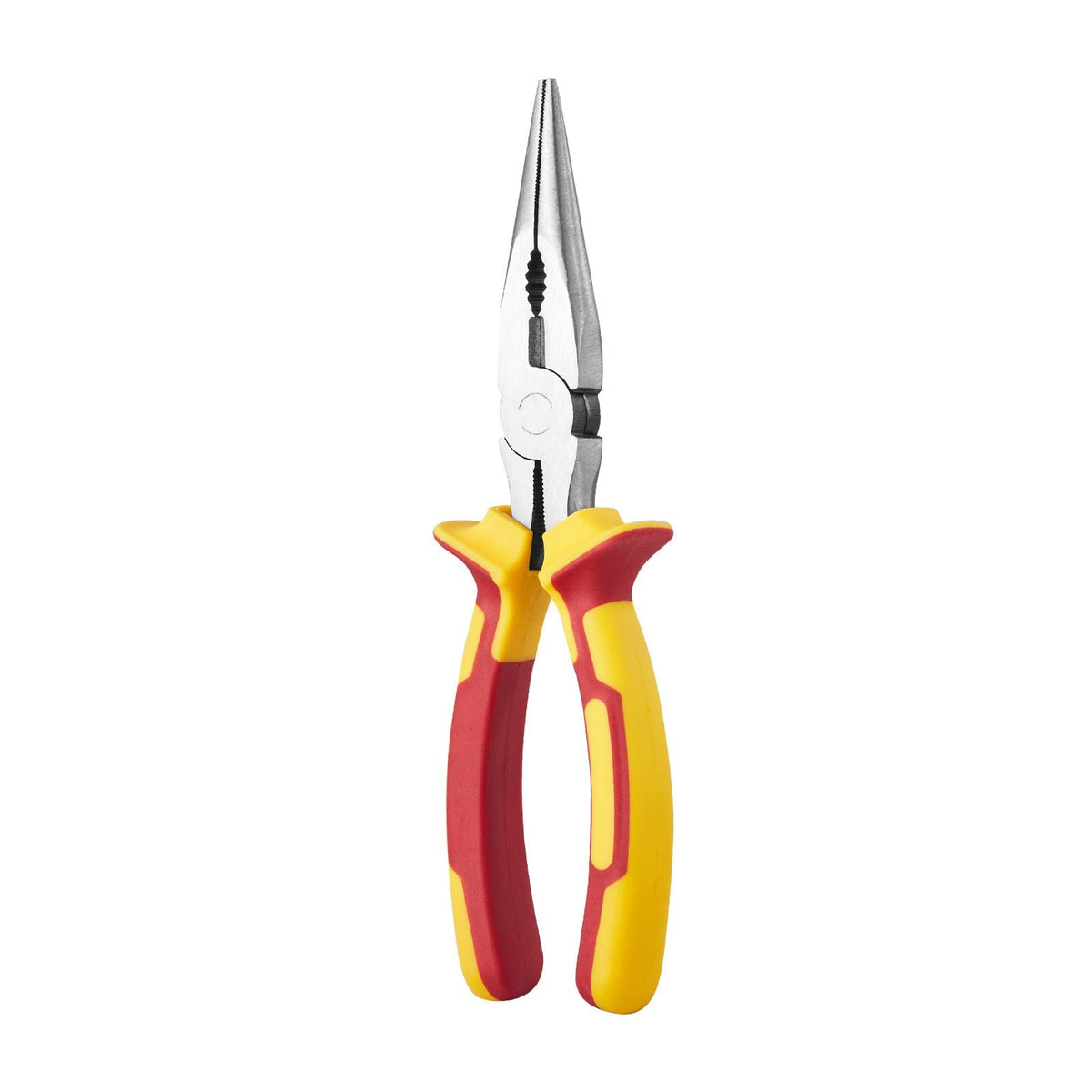 2-Piece Needle Nose Pliers, 8 in Long Needle Nose Plier and 6 in Small Needle Nose Plier, 45 Steel and TPR Handle, for Wire Wrapping, Handmade Craft, Jewelry Making Supplies, Repairing