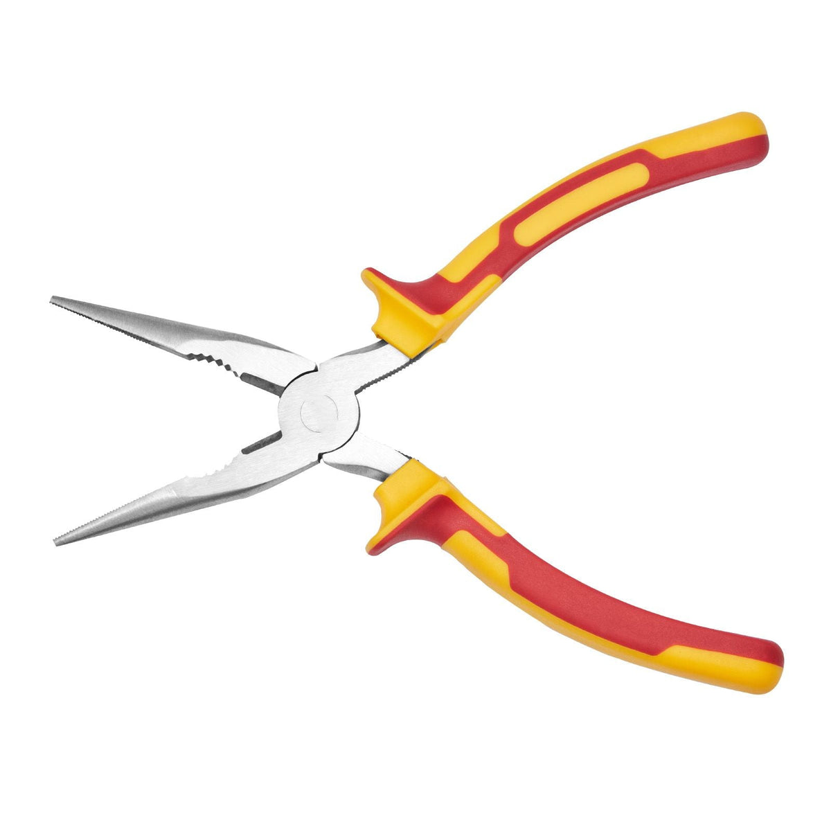 2-Piece Needle Nose Pliers, 8 in Long Needle Nose Plier and 6 in Small Needle Nose Plier, 45 Steel and TPR Handle, for Wire Wrapping, Handmade Craft, Jewelry Making Supplies, Repairing