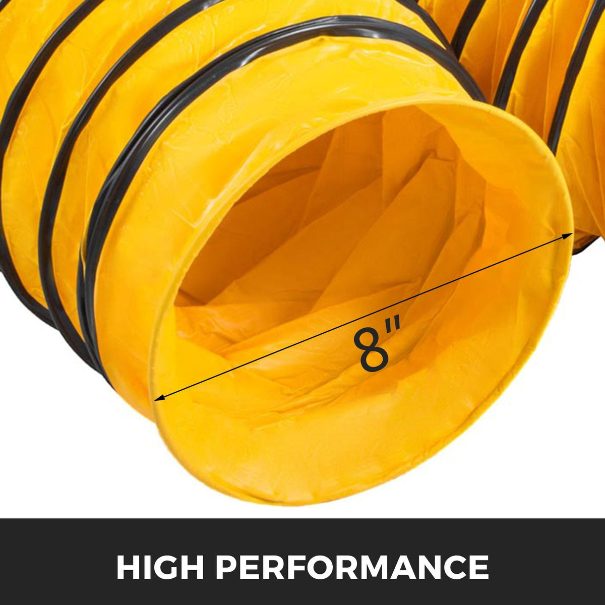 25ft Ducting Hose PVC Flexible Duct Hosing for 12inch Utility Blower, with Bag