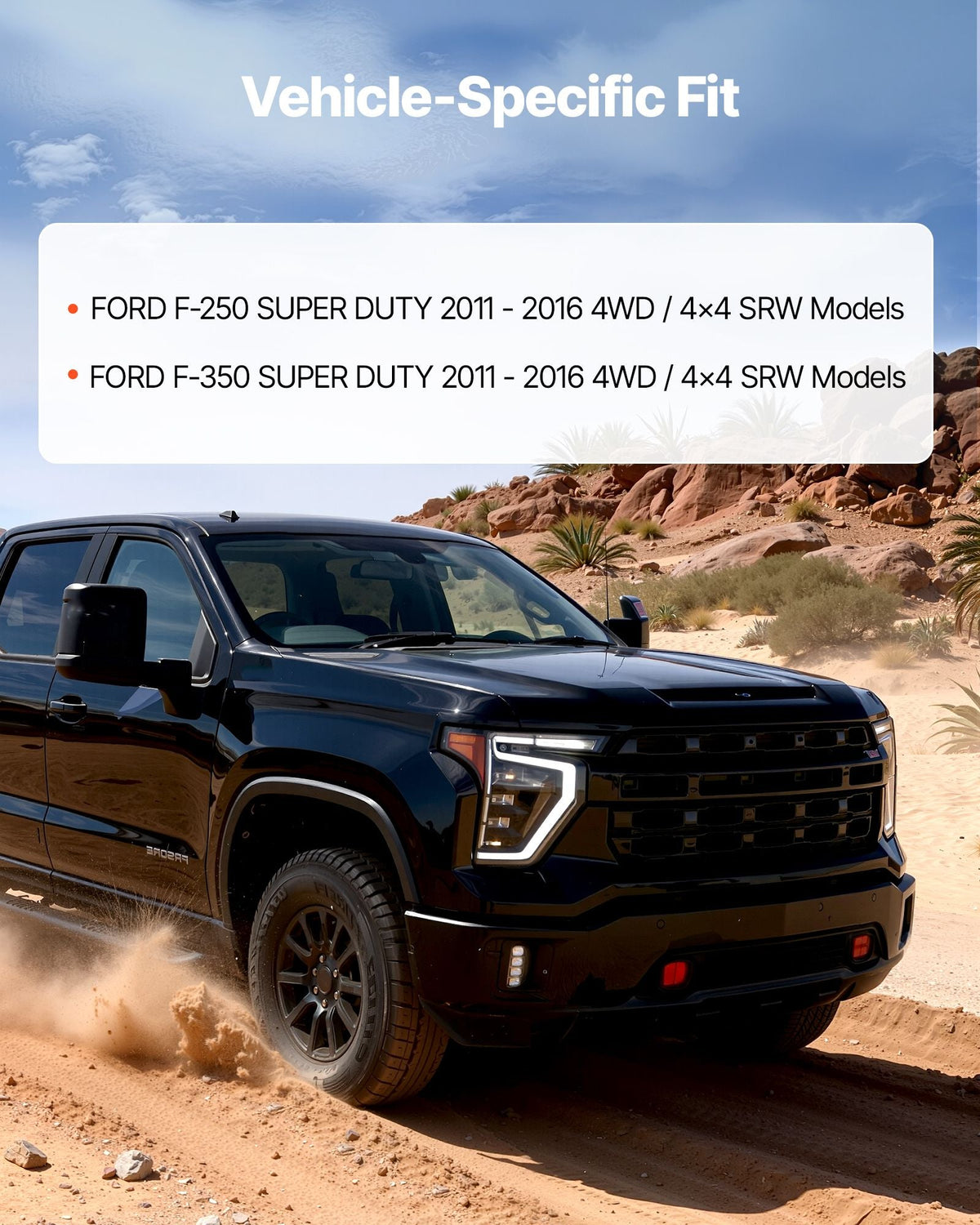 2PCS Front Wheel Bearing & Hub Assembly Fit for 2016 Ford F-250 Super Duty Base King Ranch Lariat Platinum XL Crew Cab Pickup 4-Door OEM 515130, Wheel Bearing Hub Assembly Set with ABS Sensor
