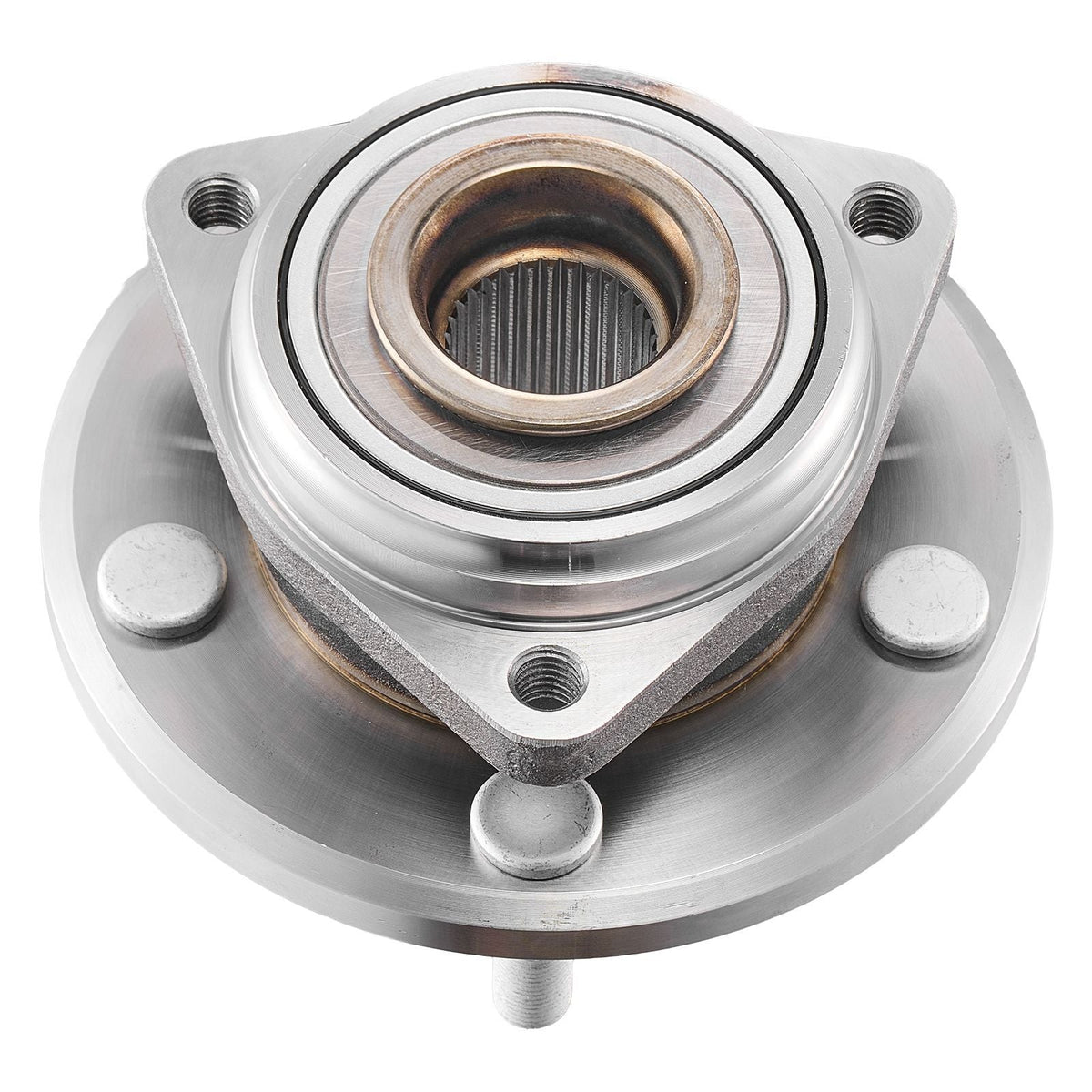 2PCS Front Wheel Bearing & Hub Assembly Fit for Jeep Wrangler 2010 Islander 2016 Rubicon Sahara 75th Anniversary Sport Utility OEM 513272, 5 Lugs with ABS Sensor, Wheel Bearing Hub Assembly Set