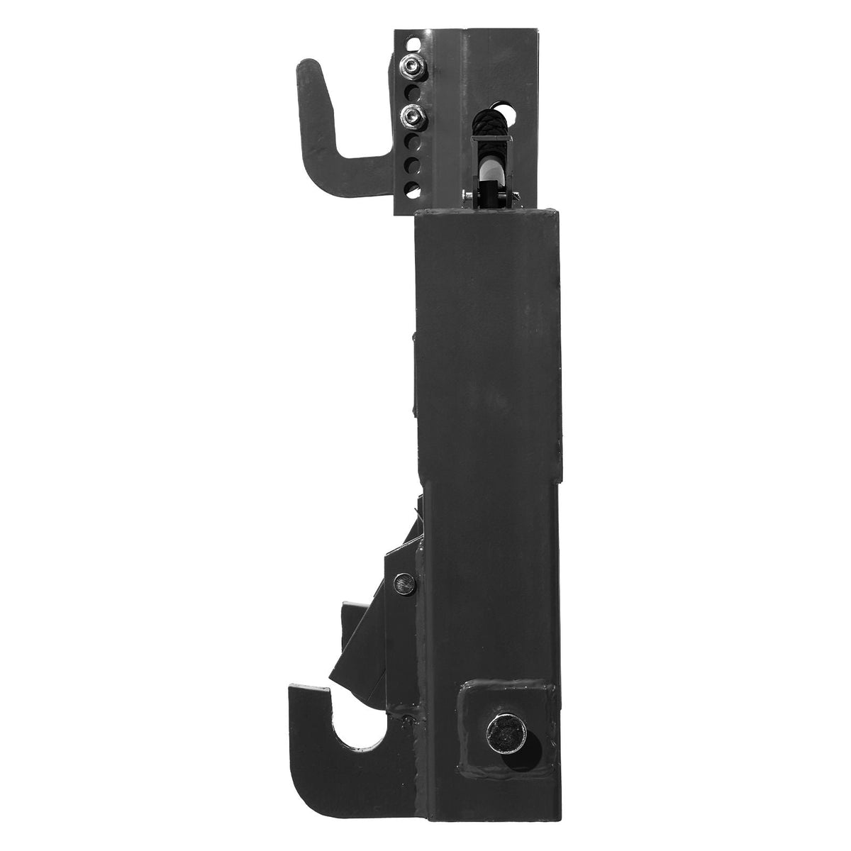 3-Point Quick Hitch with 2 in Receiver, 3000 Lbs Lift Capacity, 3-Pt Hitch with 5 Level Adjustable Bolt, Adaptation to Category 1 & 2 Tractor, Heavy Duty 3 Point Attachments, Black