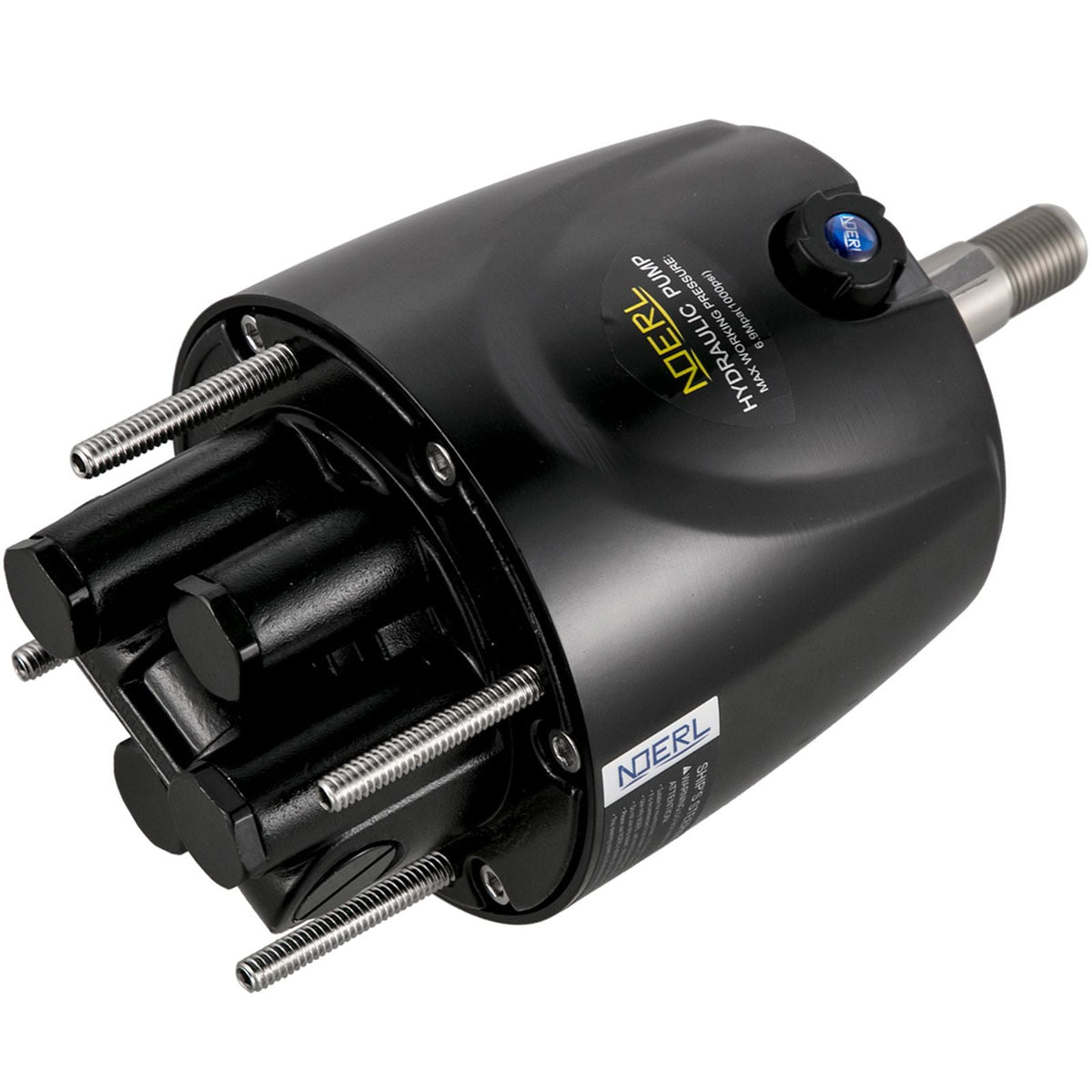 300HP Hydraulic Boat Steering Kit, Hydraulic Steering Helm Pump, Aluminum Alloy Steering Cylinder, 13.5" Steering Wheel with 10" Hydraulic Steering Hose for Boat Steering System