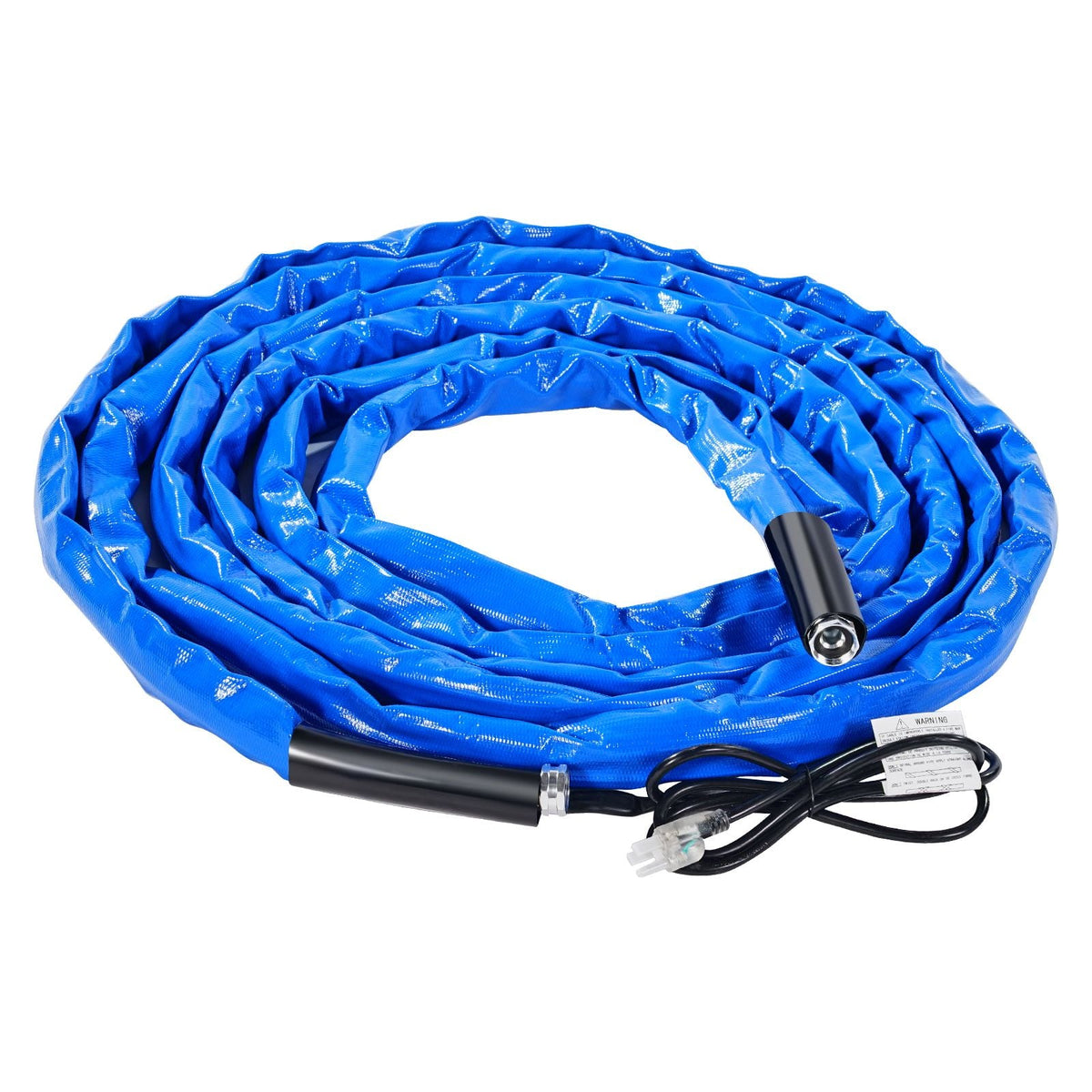 30ft Heated Water Hose for RV, Heated Drinking Water Hose with Corrugated Cover Antifreeze to -45 Fahrenheit , Automatic Self-regulating, 5/8" I.D. with 3/4" GHT Adapter, Lead and BPA Free
