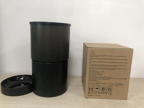Automatic Cat Feeder Food Dispenser: 4L Timed Small Dog Dry Food Dispenser with 10s Voice - Distributeur Nourriture Chat Hund Programmable - Auto Pet Feeder with 1-6 Meals Per Day