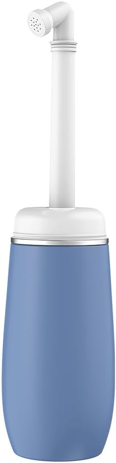 Portable Bidet for Travel Friendly Handheld Personal Peri Bottle 400ml Convenient Leakproof Design Personal Hygiene Cleaning (Blue, 400ml)