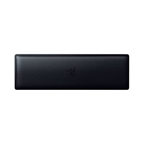Razer Ergonomic Wrist Rest for Mini Keyboards: Plush Leatherette Memory Foam Cushion - Anti-Slip Rubber Feet