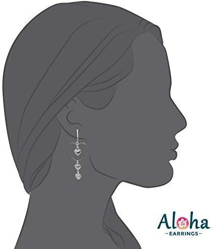 Silver Clip On Earrings For Women, They Look Pierced, Don't Pinch & Won't Fall Off, Hypoallergenic & Lightweight