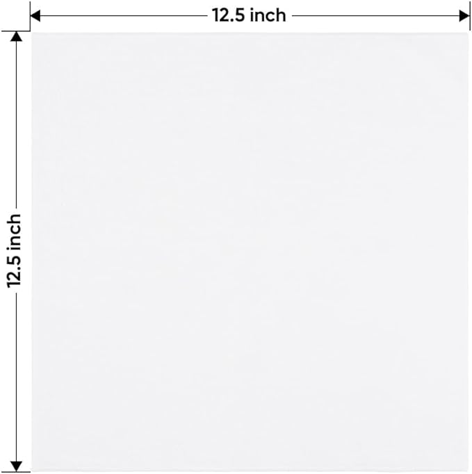 HOMEXCEL White Microfiber Cleaning Cloth 150 Pack, 12.5 x 12.5 inch Microfiber Towels for Car Washing Cleaning Rags for Car, Kitchen, and Window
