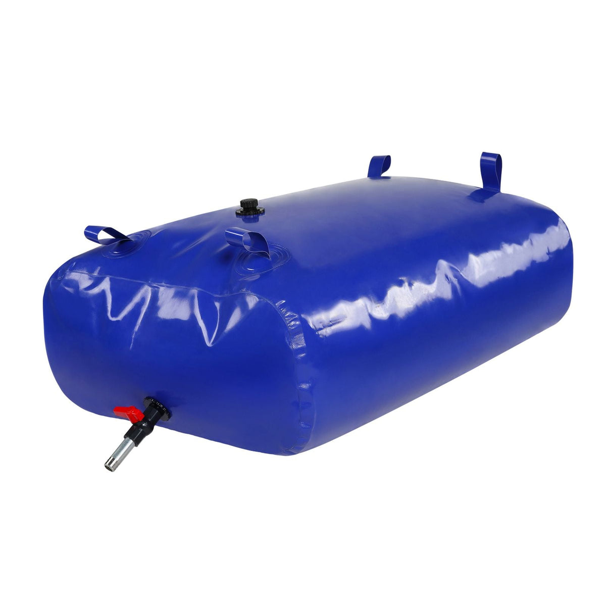 330L/87 Gallon Water Storage Bladder, RV Water Tank, 1000D Blue PVC Collapsible Water Storage Containers, Large Capacity Soft Water Bag, Portable Water Bladder, Fire Prevention, Camping