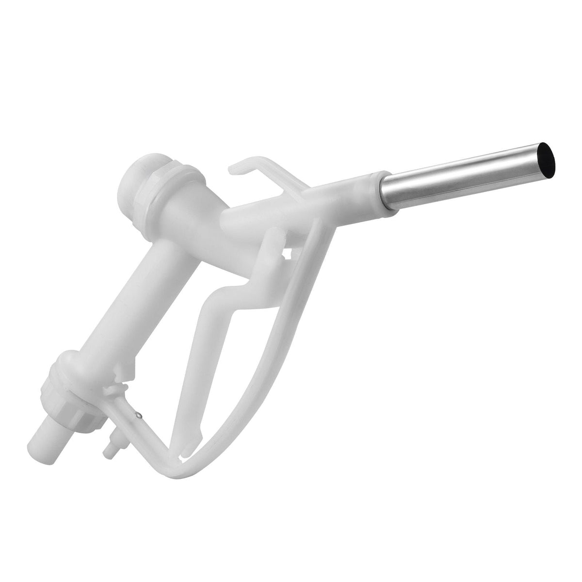 3/4-Inch Barb Diesel Exhaust Fluid Nozzle, Max Flow Rate 14.5 GPM, Plastic Dispenser Nozzle with 3/4-Inch (OD=19 mm) Spout, Lightweight & Portable, Used for Urea, Industrial Fluids, White