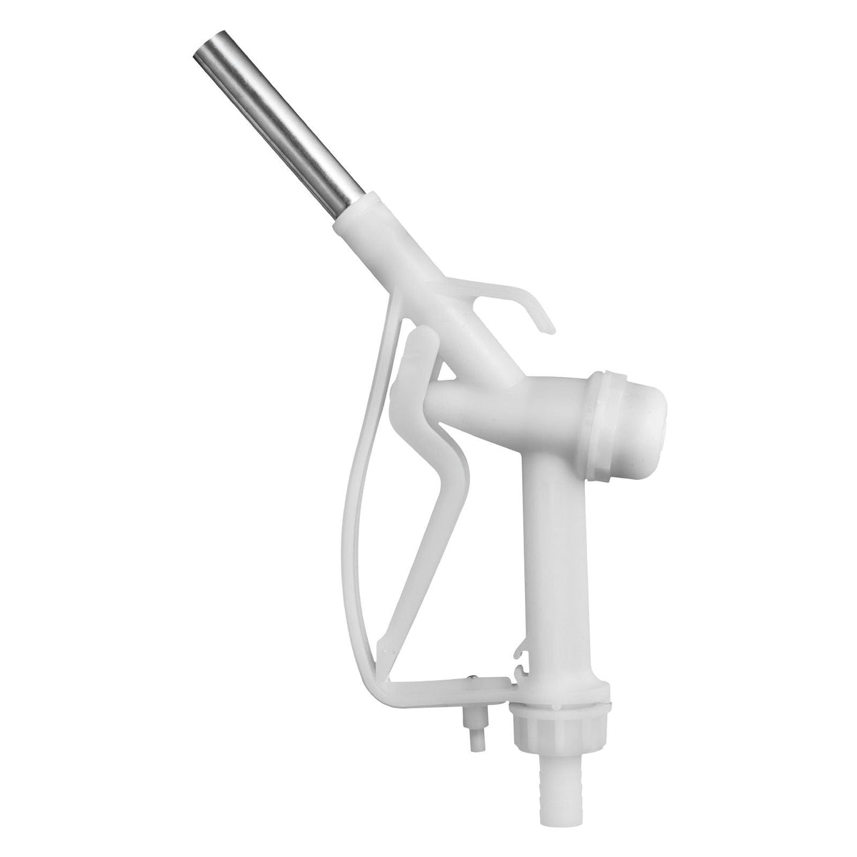 3/4-Inch Barb Diesel Exhaust Fluid Nozzle, Max Flow Rate 14.5 GPM, Plastic Dispenser Nozzle with 3/4-Inch (OD=19 mm) Spout, Lightweight & Portable, Used for Urea, Industrial Fluids, White