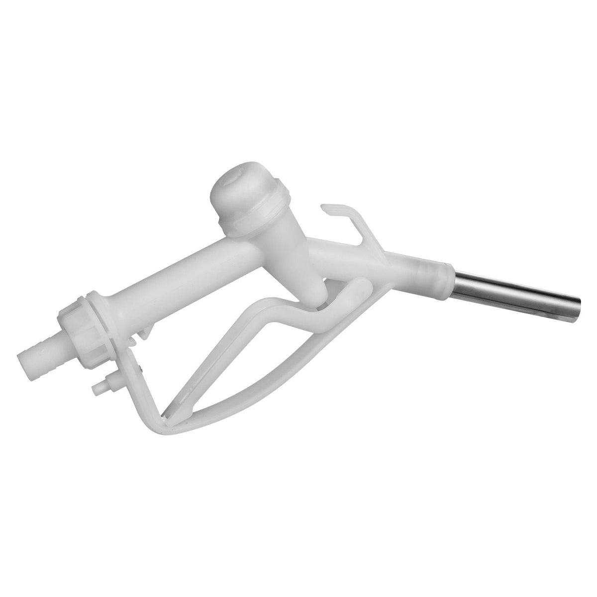 3/4-Inch Barb Diesel Exhaust Fluid Nozzle, Max Flow Rate 14.5 GPM, Plastic Dispenser Nozzle with 3/4-Inch (OD=19 mm) Spout, Lightweight & Portable, Used for Urea, Industrial Fluids, White