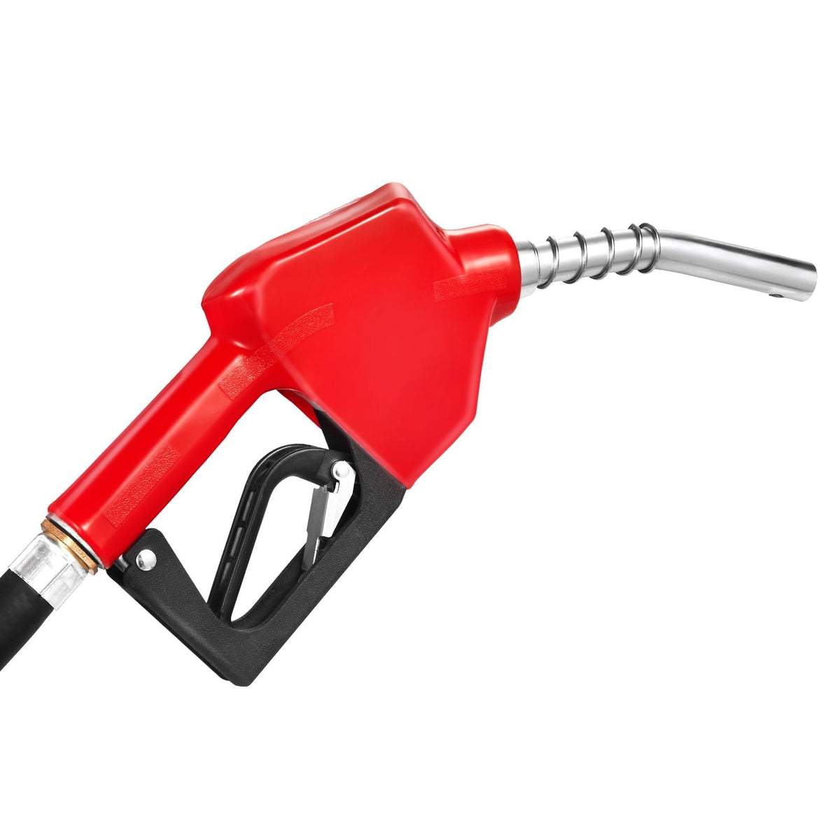 3/4-Inch NPT Automatic Fuel Nozzle, Max Flow Rate 11.8 GPM, Auto Shut Off Diesel Gas Pump Nozzle with 3-Speed Trigger Lock & 13/16-Inch (OD=20 mm) Spout for Gasoline, Diesel, Kerosene, Red