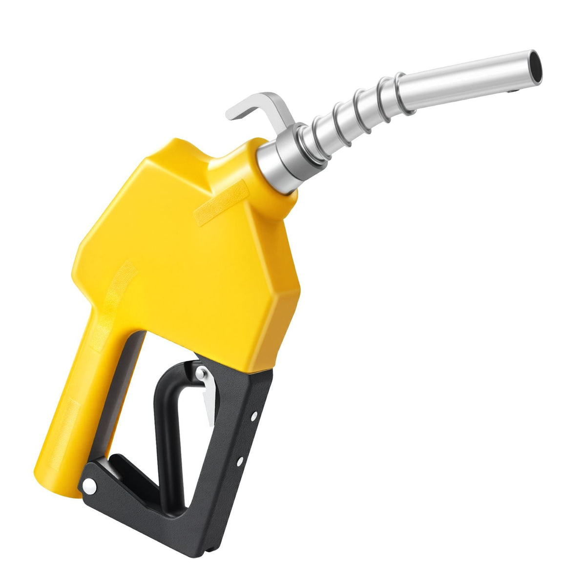 3/4-Inch NPT Automatic Fuel Nozzle with Swivel, Max Flow Rate 11.8 GPM, Auto Shut Off Diesel Gas Pump Nozzle with 3-Speed Trigger Lock & 0.78 in (OD=20 mm) Spout for Gasoline, Diesel, Kerosene