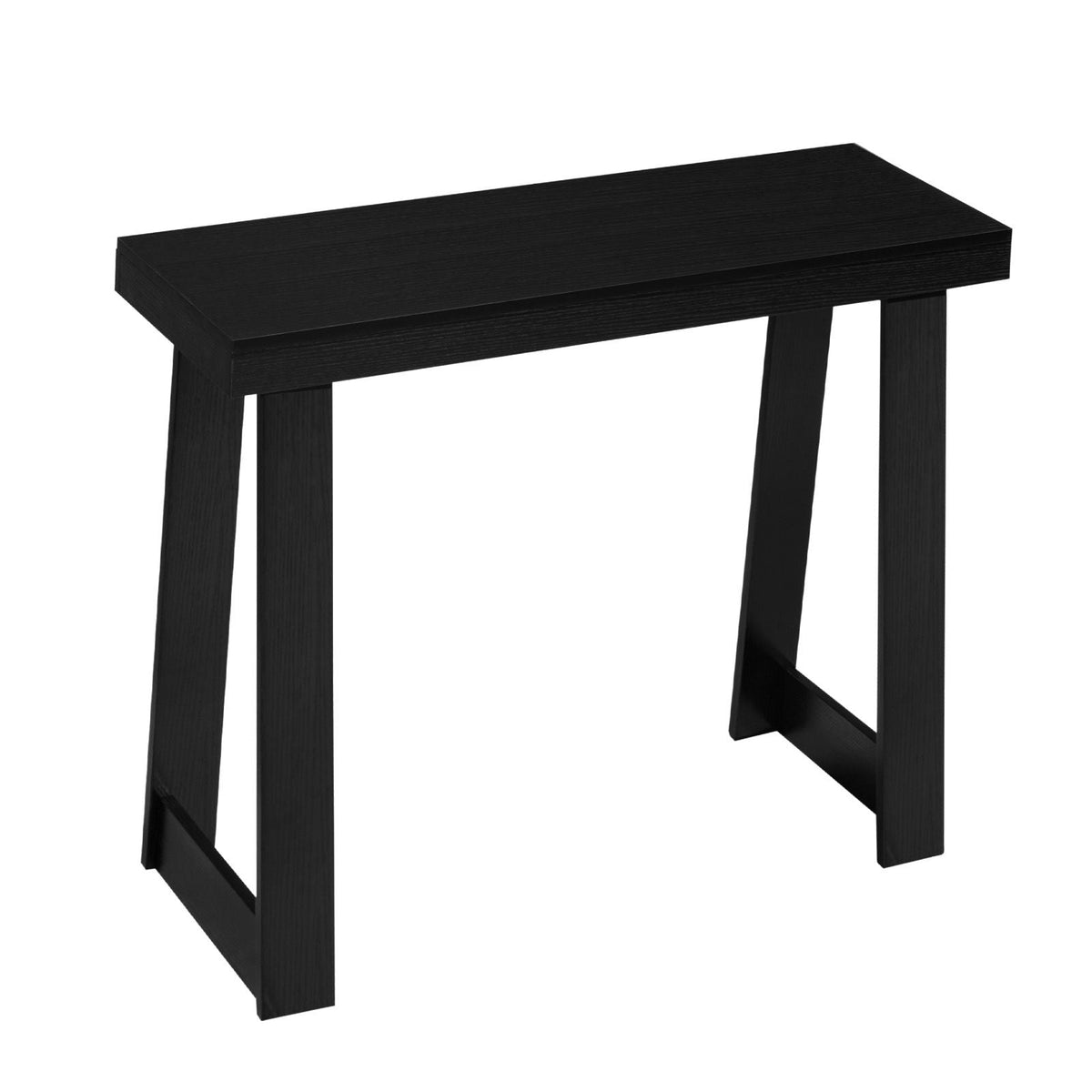 36 in Console Table, Modern Desk Behind the Couch, Wooden Rectangle Entrance Desk, Narrow Long Sofa Table Accent Stand, Ideal for Hallway, Bedroom, Living Room, Foyer, Easy Assembly, Black