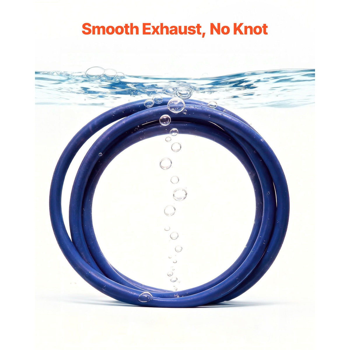 3/8 in Self Sinking Aeration Hose, 100 Ft Long Weighted Pond Aerator Hose Kit, Heavy Duty Rubber Pond Aeration Tubing, Flexible Airline for Lake Water Garden Aerators & Diffusers