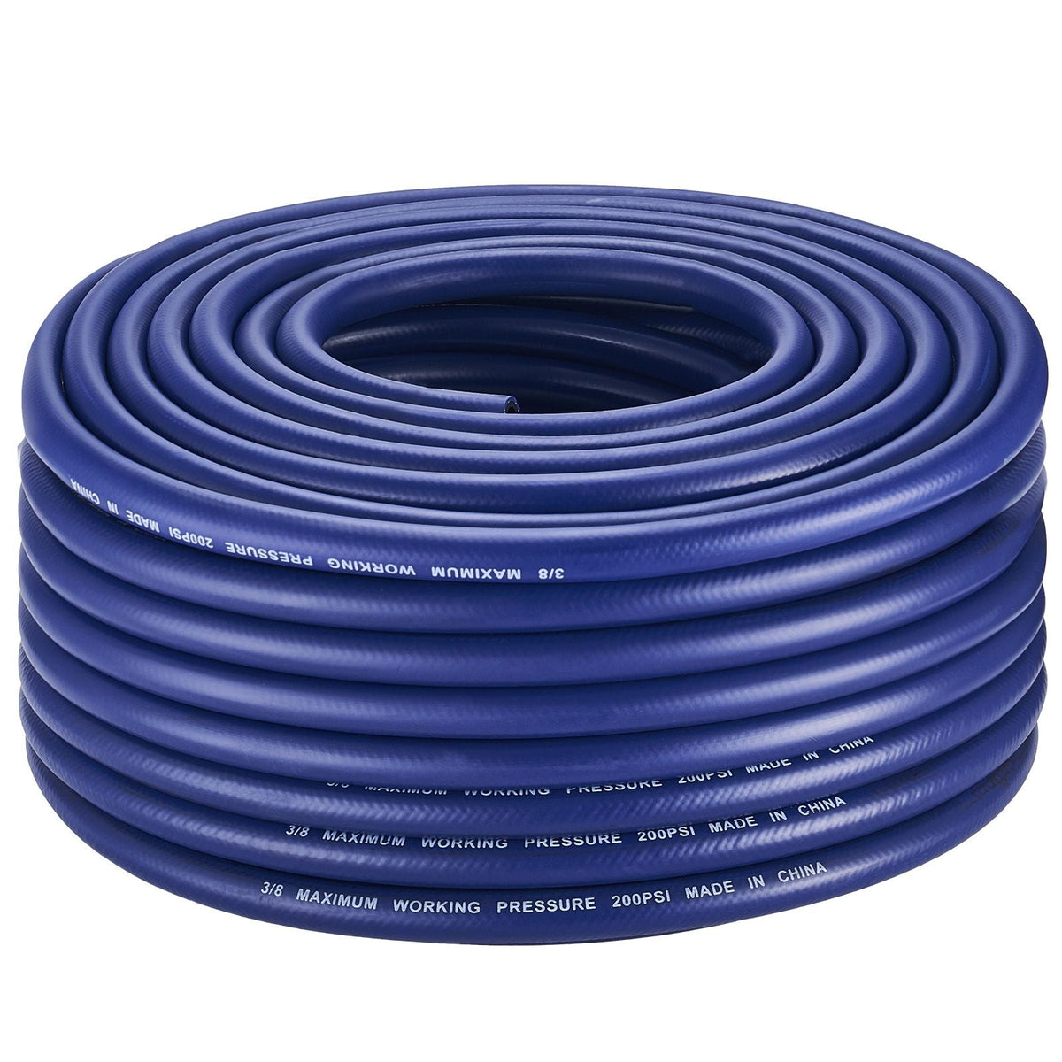 3/8 in Self Sinking Aeration Hose, 100 Ft Long Weighted Pond Aerator Hose Kit, Heavy Duty Rubber Pond Aeration Tubing, Flexible Airline for Lake Water Garden Aerators & Diffusers