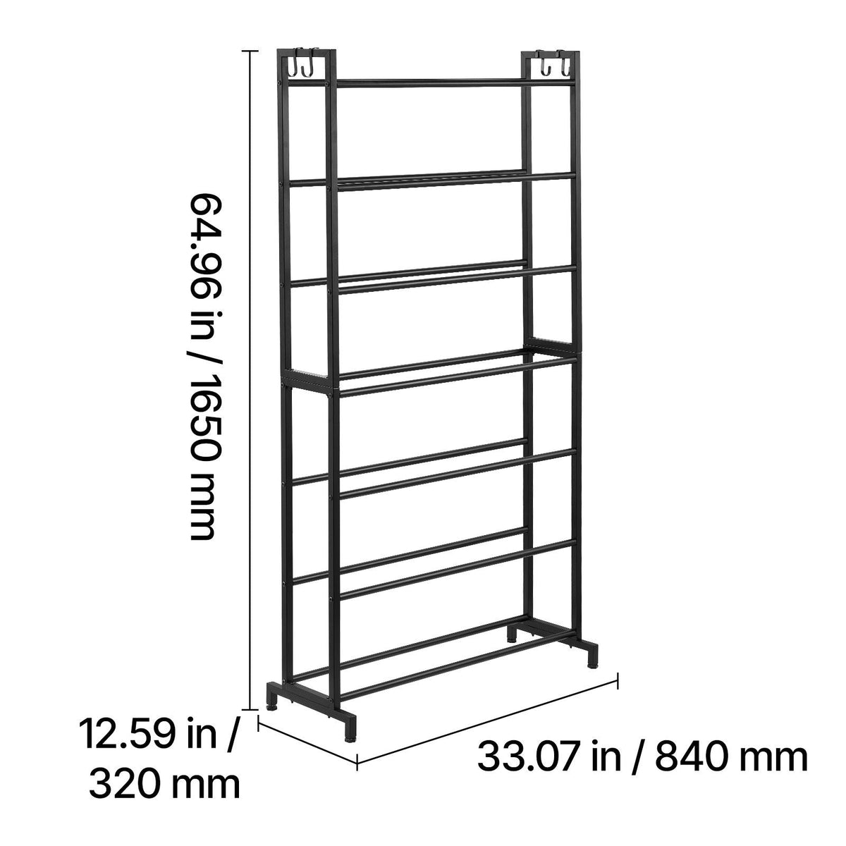 3D Printer Filament Storage Rack, 7 Tier Heavy Duty Storage Shelves for 3D Printing Filaments, Filament Spool Holders Racks for 3D Printing Studio, Home Studio, Office, Workshop (Shelf Only)
