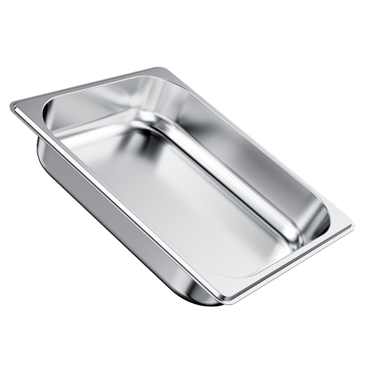 4 Pack Stainless Steam Hotel Pan, 1/2 Size Table Steam Pan, 2.5 Inch Deep Anti Jam Restaurant Supplies Reusable Rustproof Catering Storage for Home, Party, Restaurant, Hotel, Buffet