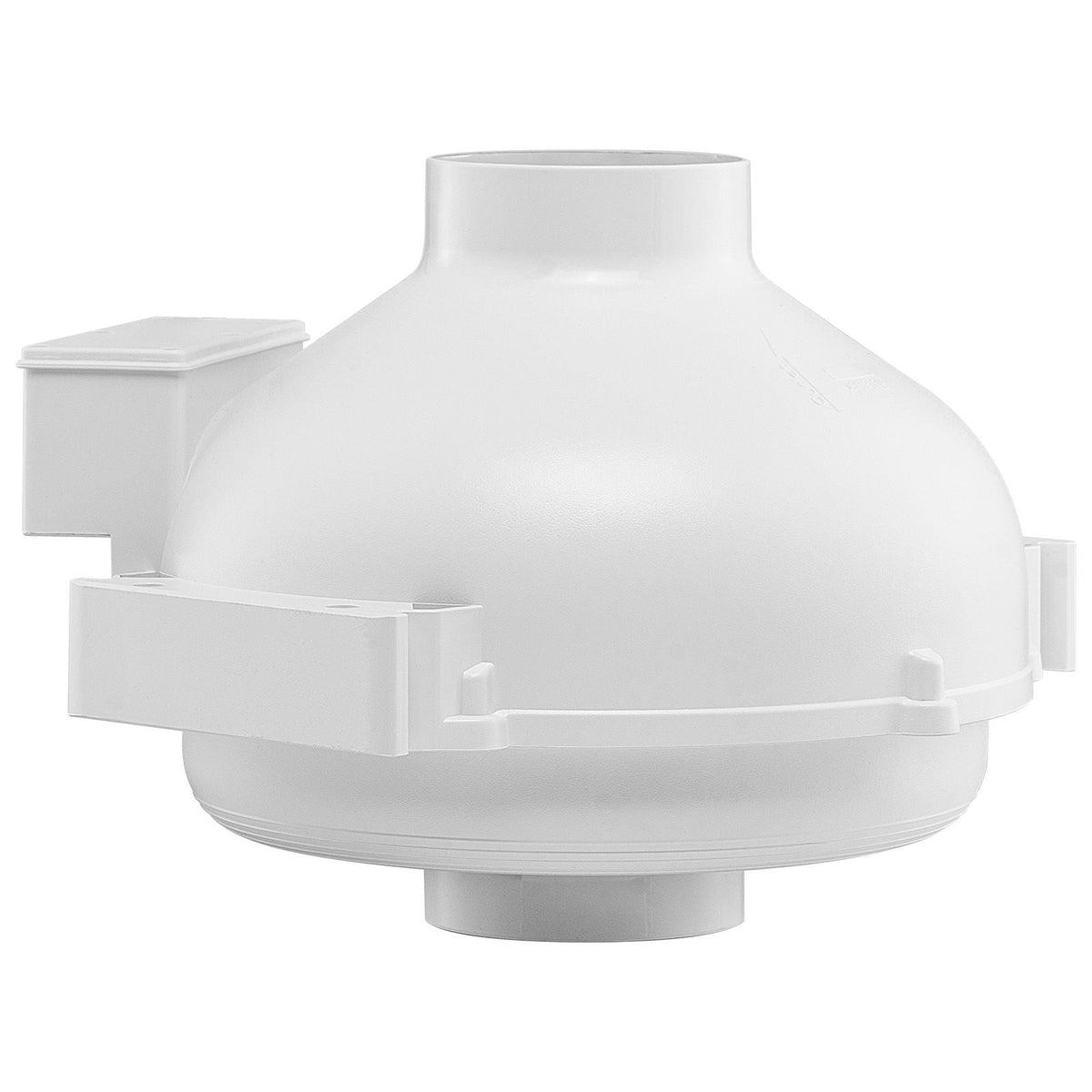 4 to 4.5 inch Radon Fan Installation Kit, Quiet 260CFM Radon Mitigation Fan System Kit with 2 Couplers, Pressure Indicator, Waterproof Inline Duct Fan Exhaust Fan for Indoor Outdoor Ventilation