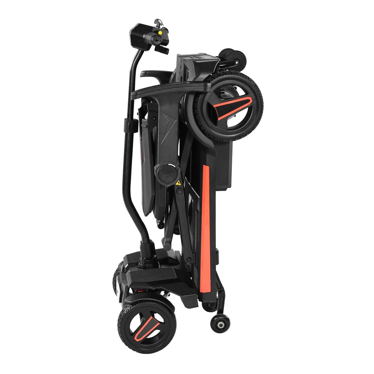 4-Wheel Electric Mobility Scooter for Adults & Seniors, Integrated Foldable Mobility Scooter with 9.3 Miles Long Range, All Terrain Travel Wheelchair with 9° Climbing Capacity & 265LBS Loading