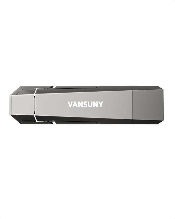 Vansuny 256GB USB Solid State Drive Up to 1000MB/s USB 3.2 Gen 2 Dual SSD USB A + Type C Portable External SSD for Android Phone Tablet Laptop MacBook PC