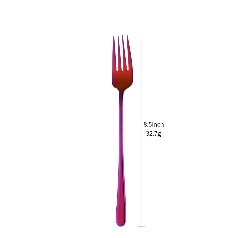 Dycica 18/10 Stainless Steel Dinner Froks, 8.5 inch, Set of 9