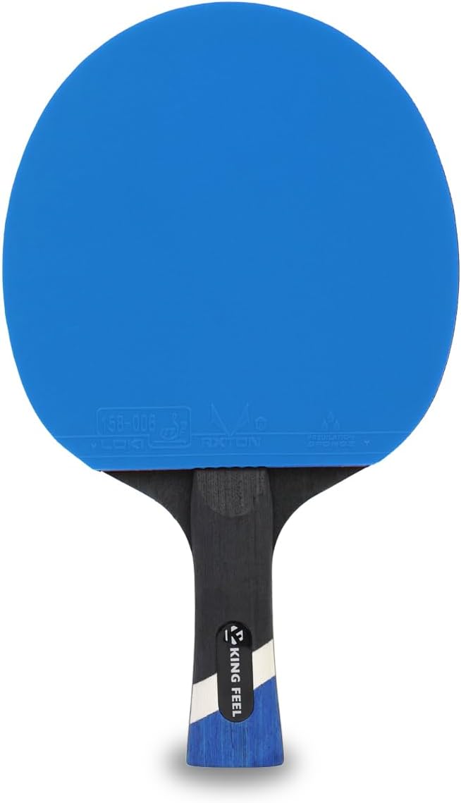 Professional Ping Pong Paddles-Lightweight Carbon Fiber Table Tennis Rackets with 7-Ply Blade, 2.0mm Premium Sponge, ITTF Approved Rubber - for Tournament-Level Performance Table Tennis Paddles