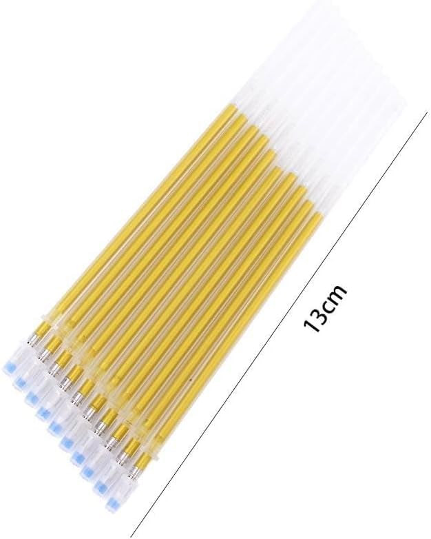 20 Pcs White Gel Pen Refills, Glitter and Metallic Gels Pen Refills, 0.7mm Gel Ink Pen Replacement Coloring Pens Art Marker for Crafting Drawing,Pens and Refills