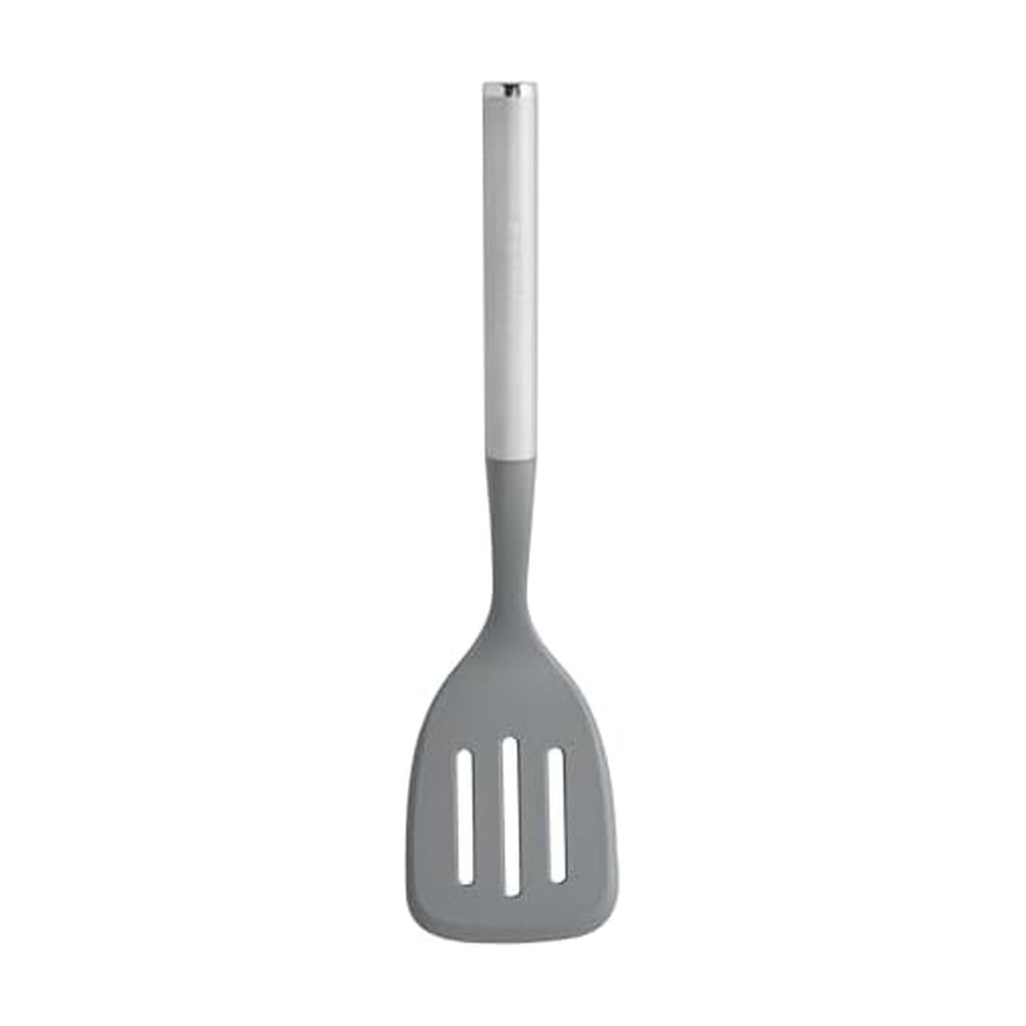 KitchenAid Slotted Turner with Oversized Nonstick-Safe Head and Stainless Steel Handle, Drains Grease and Liquids Easily, Durable and Dishwasher Safe