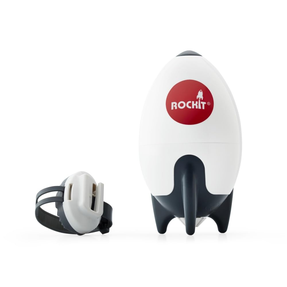 Rockit Rocker (AA Battery Version) - Baby Sleep Aid Gently Rocks Any Stroller or Buggy, Adjustable Speed with 60 Minute Timer - Fits All Pushchairs & Prams to Create a Portable Baby Bouncer
