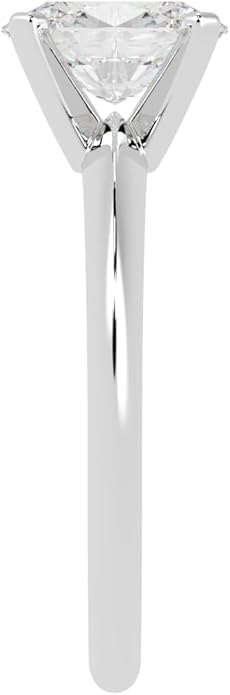 1 to 5 Carat LAB GROWN Solitaire IGI CERTIFIED Diamond Engagement Ring (E-F Color VS2-SI1 Clarity)